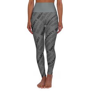 Beuary London High Waisted Yoga Pants Gym Sports Leggings Elastic Trousers